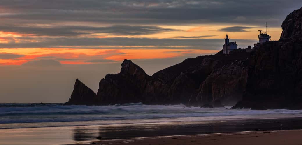 Evening and twilight colors at Pointe du Toulinguet