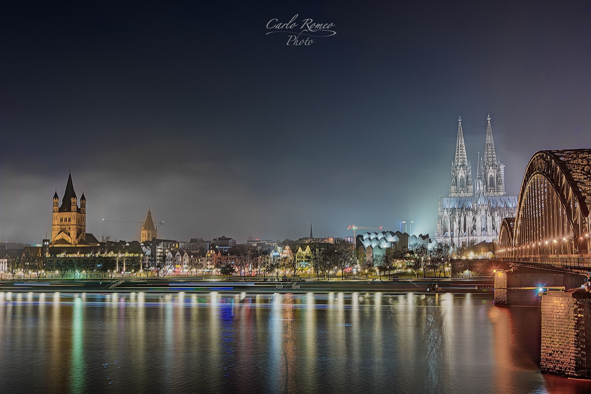 Hohenzollern Bridge with Cologne Cathedral, Cologne, Germany