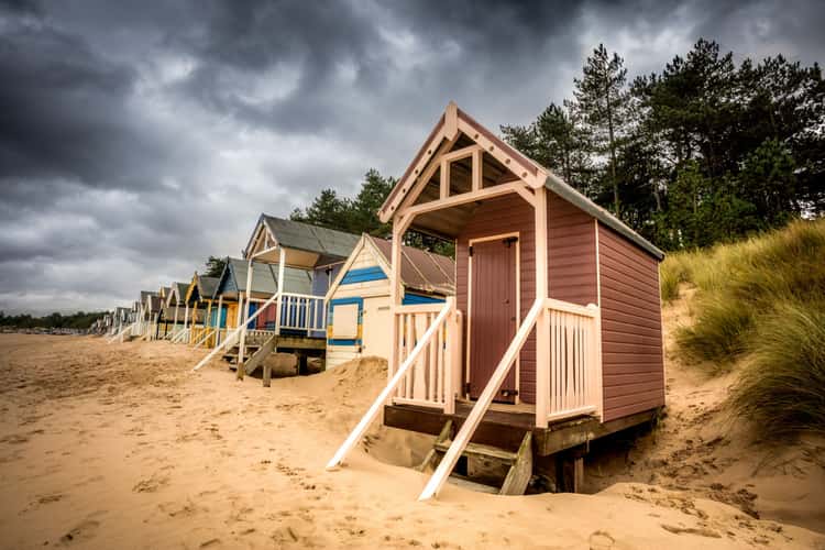 Holkham Bay Beach huts