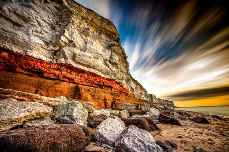 Hunstanton Beach Cliffs Norfolk