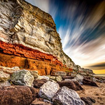 Hunstanton Beach Cliffs Norfolk, United Kingdom