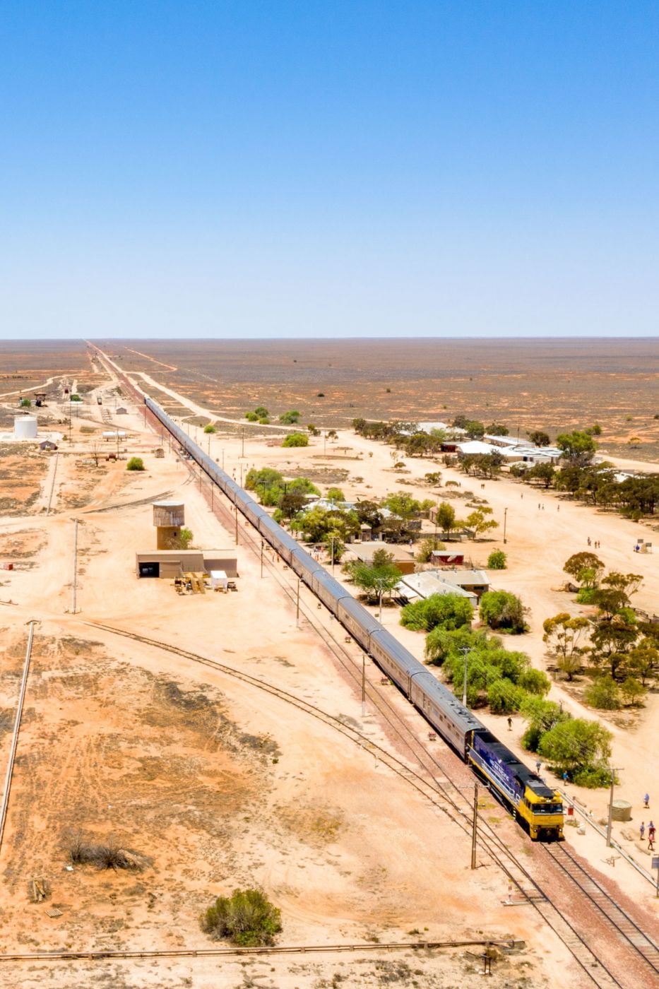 Indian Pacific Cook Drone South Australia, Australia