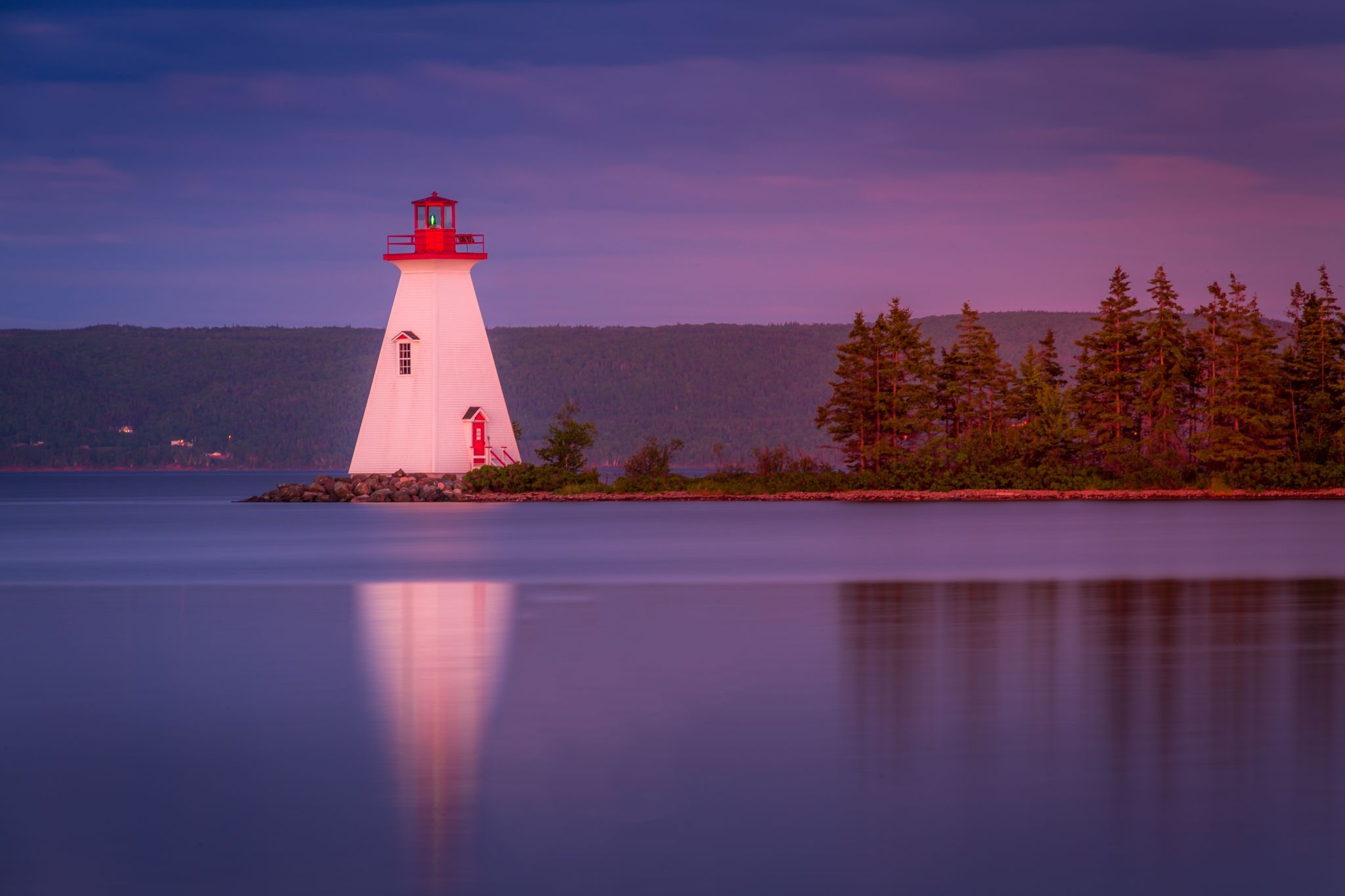Kidston Island Lighthouse, Baddeck, Canada