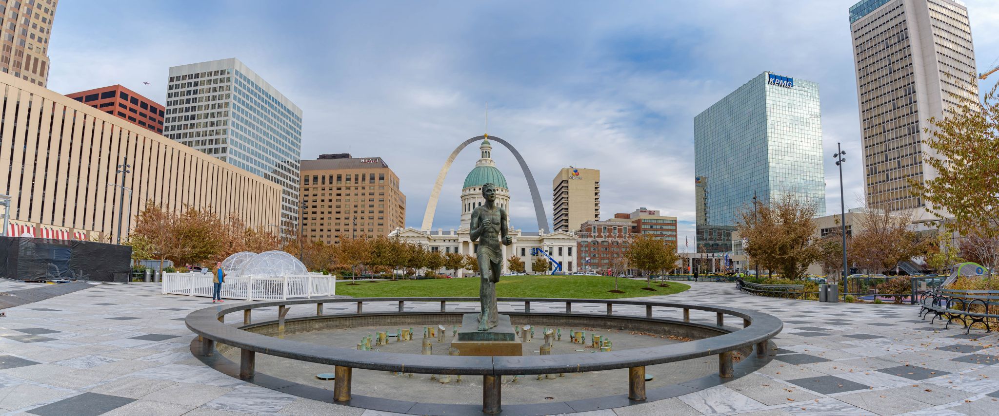 Kiener Plaza Park, St. Louis, MO, USA