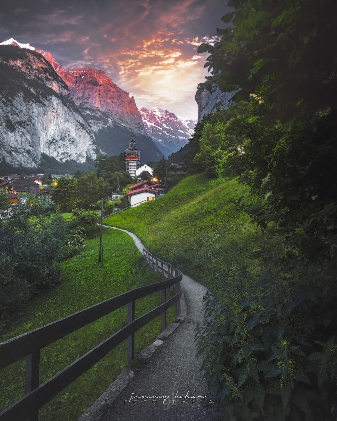Kirche Lauterbrunnen, Switzerland