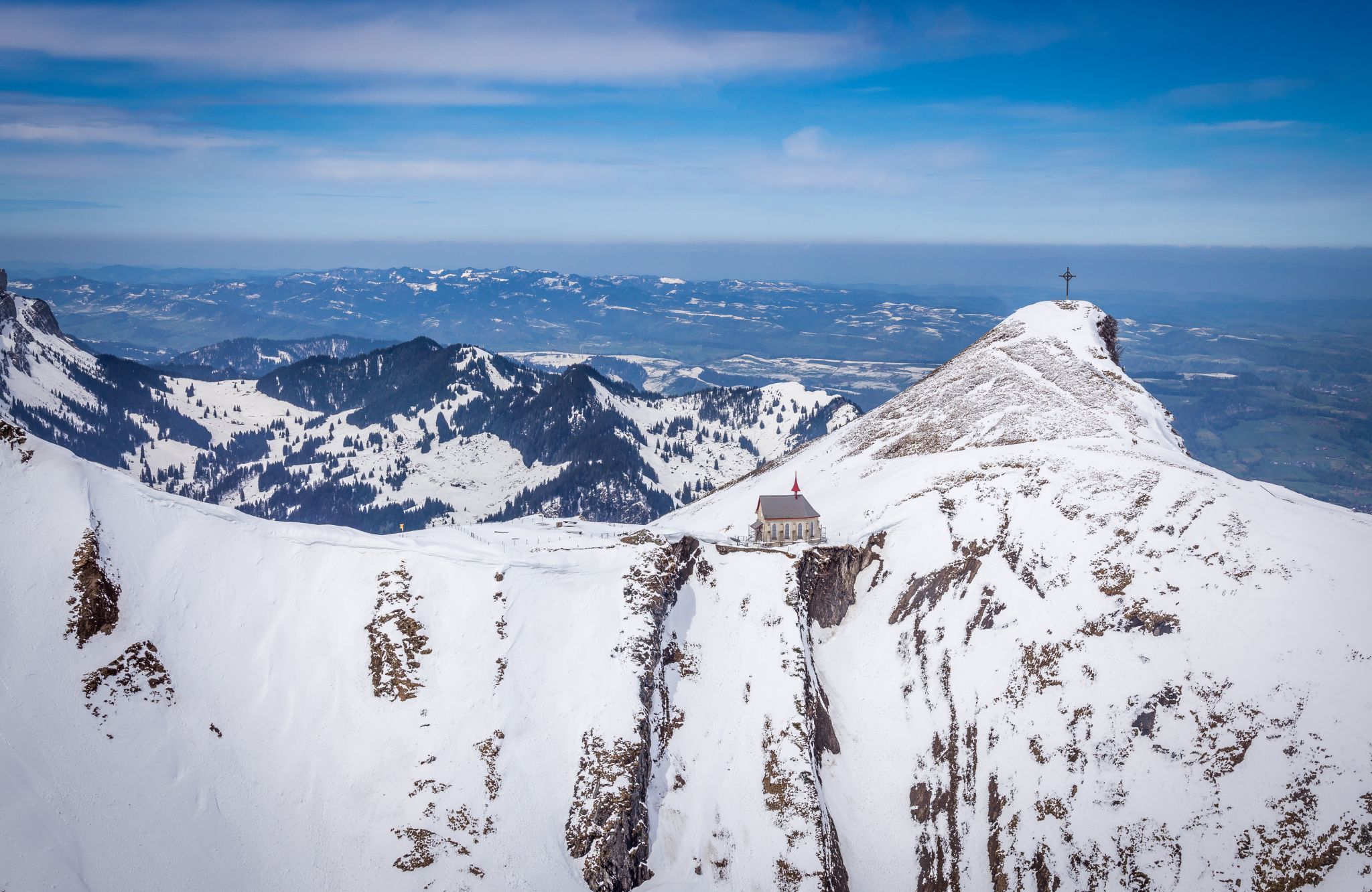 Klimsenhorn Chapel near Mt. Pilatus, Switzerland