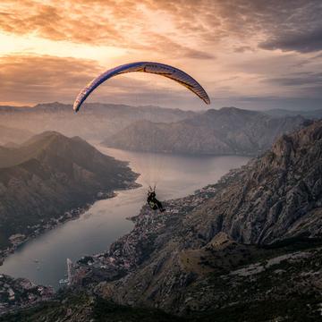 Kotor from the air, Montenegro