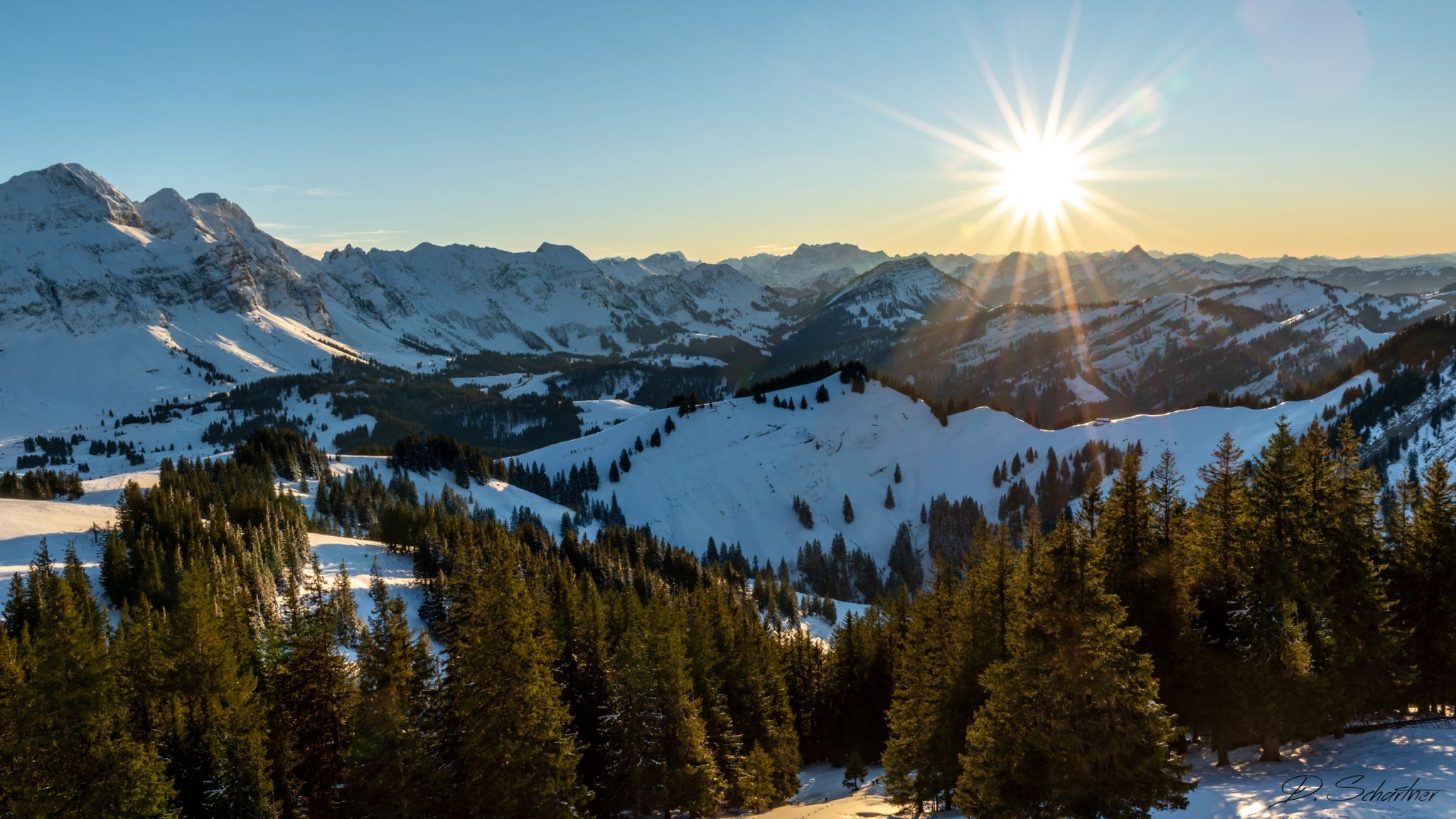 Kronberg sunset, Switzerland