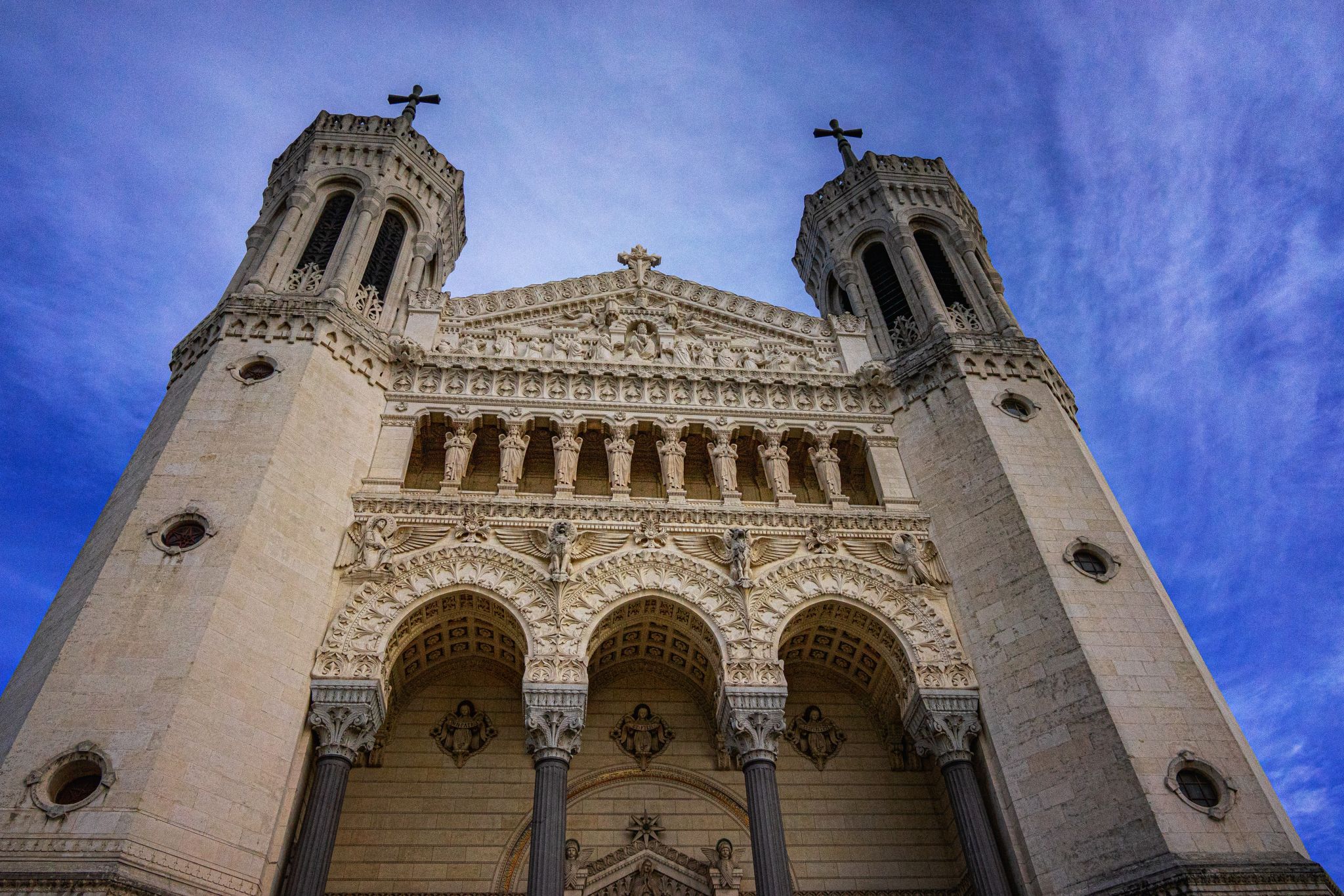 La Basilique Notre Dame de Fourvière, Lyon, France
