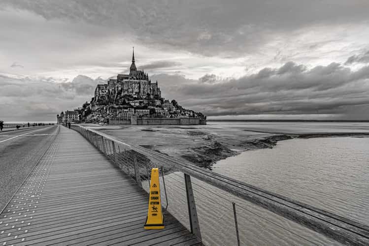 Mont Saint-Michel from Bridge