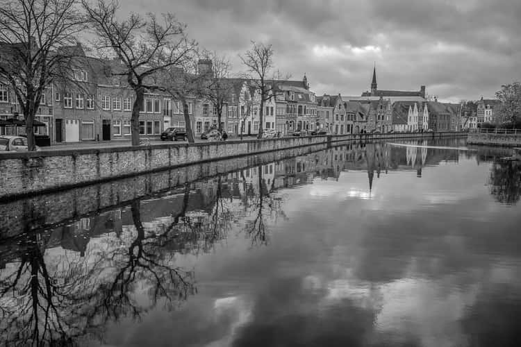 Langerei Canal, Brugge, Belgium