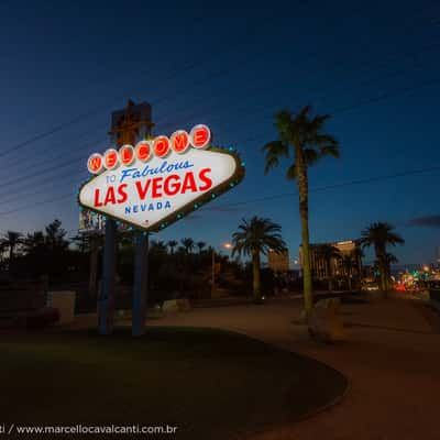 Las Vegas sign, USA