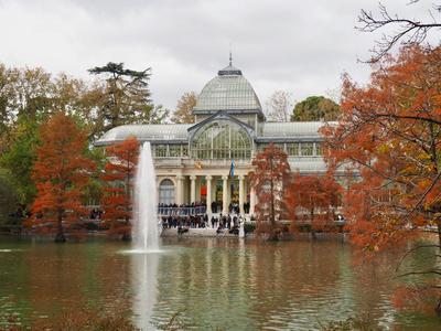 Palacio de Cristal in Parque del Retiro, Madrid