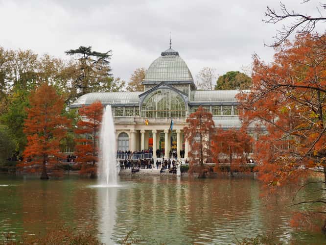 Palacio de Cristal in Parque del Retiro, Madrid