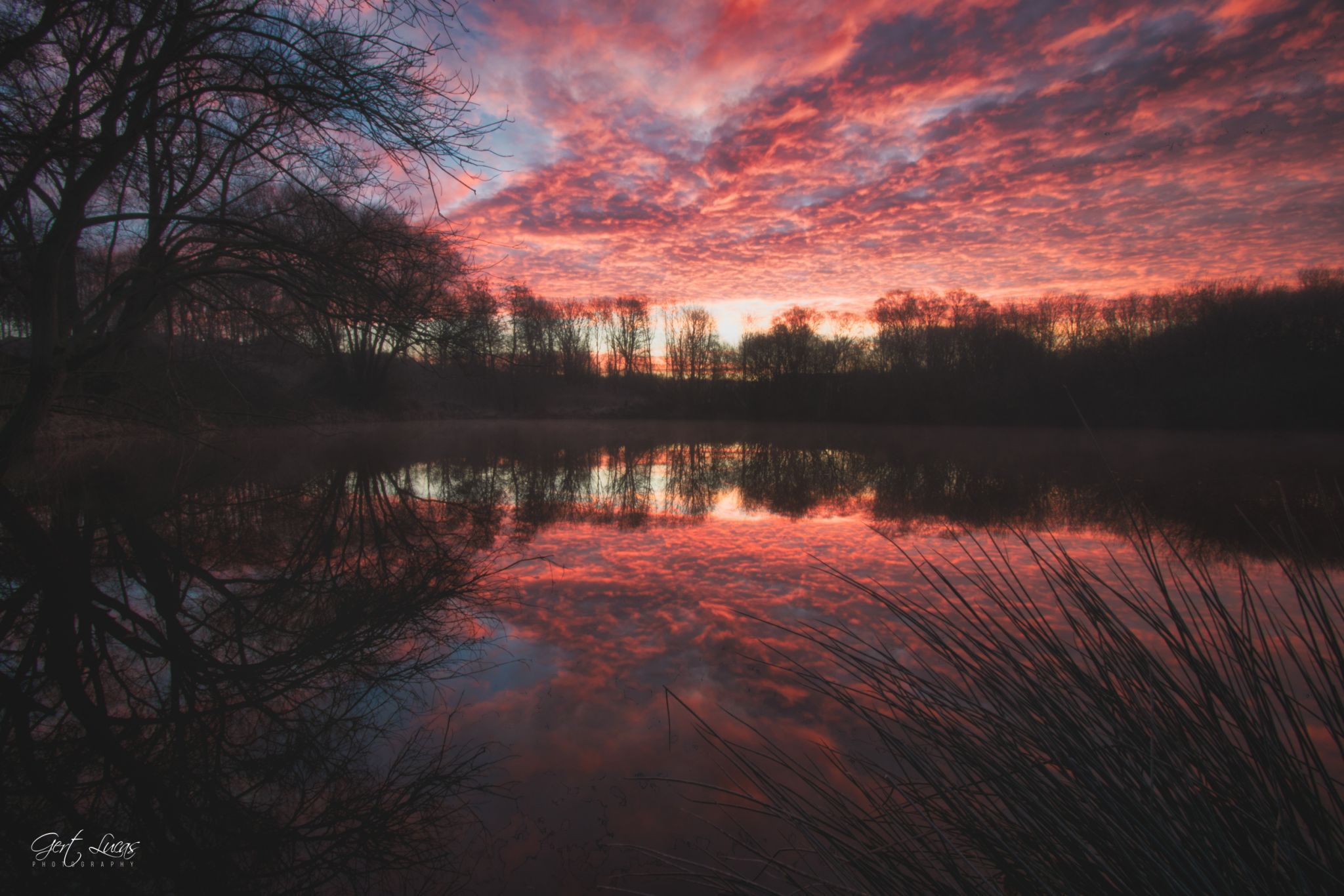 Malakoff - frosty sunrise, Belgium