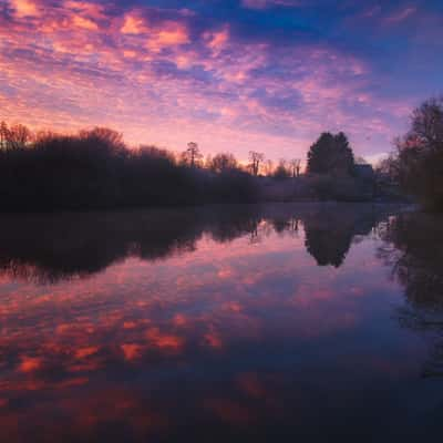 Malakoff - frosty sunrise, Belgium