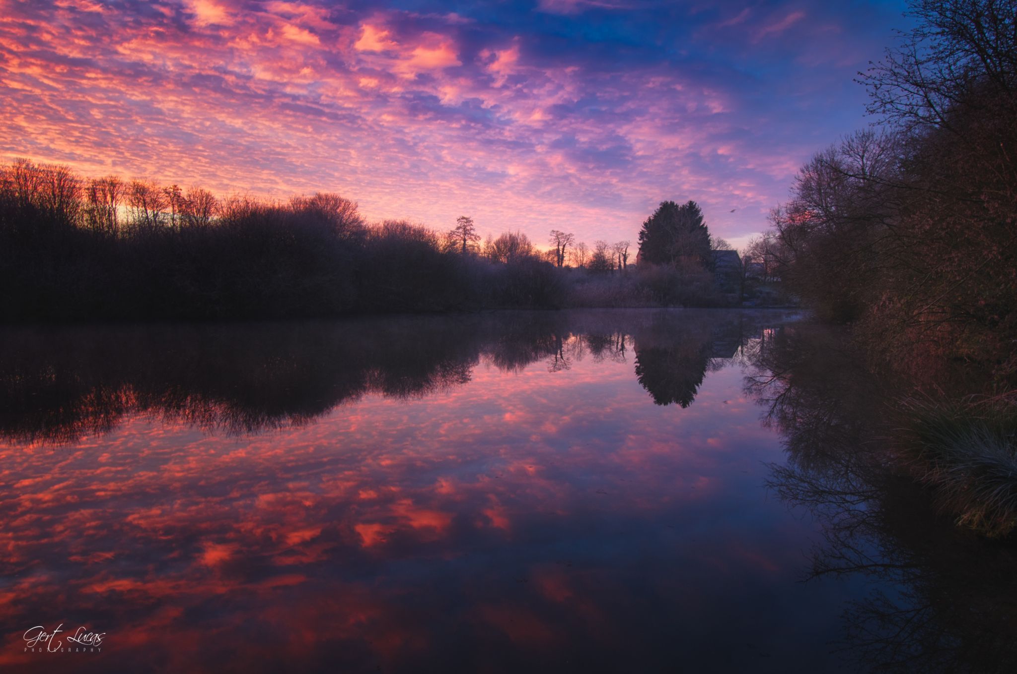 Malakoff - frosty sunrise, Belgium