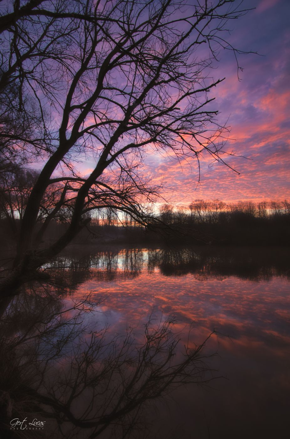 Malakoff - frosty sunrise, Belgium