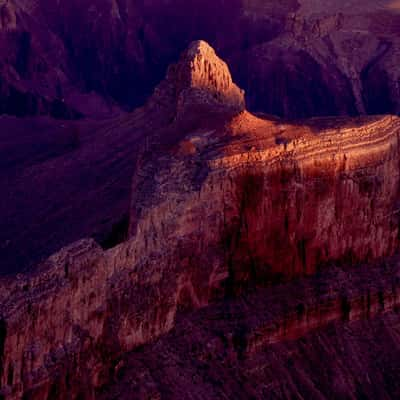 Mount Hayden from Powell Point, USA