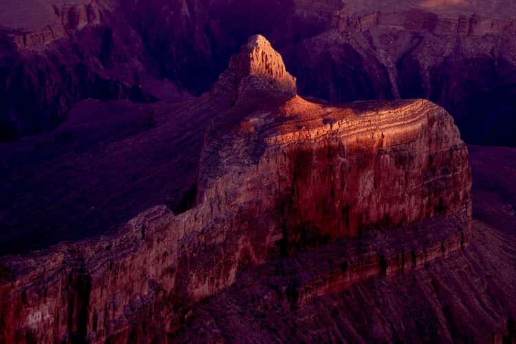 Mount Hayden from Powell Point