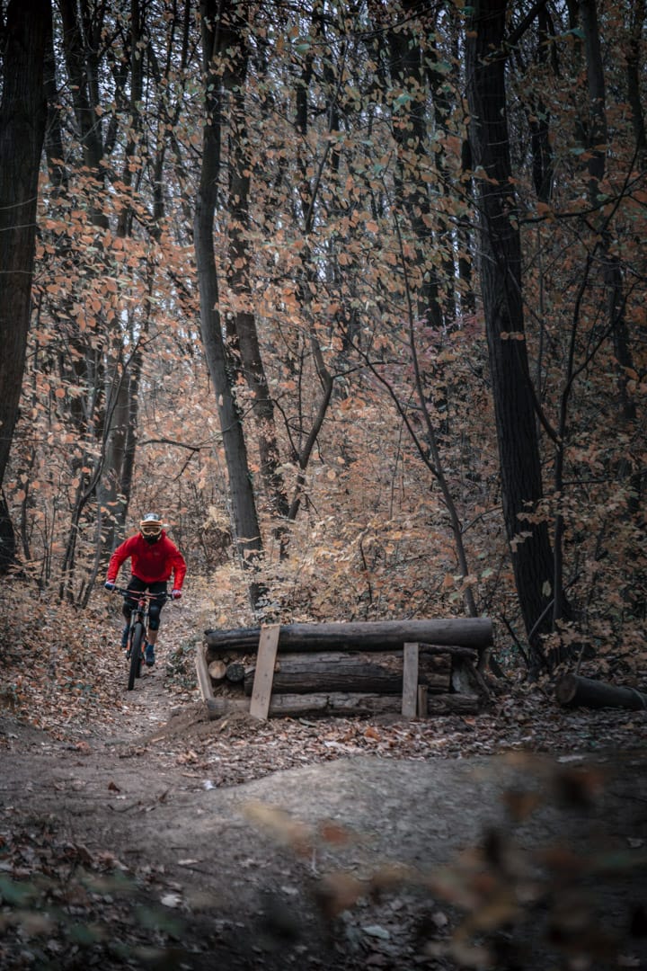 Mtb Action in Belgrade Kosutnjak, Serbia