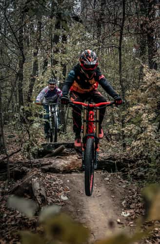 Mtb Action in Belgrade Kosutnjak