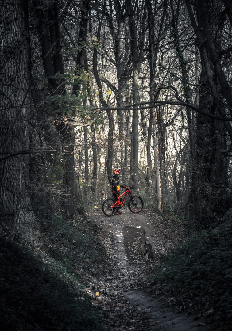 Mtb Action in Belgrade Kosutnjak, Serbia