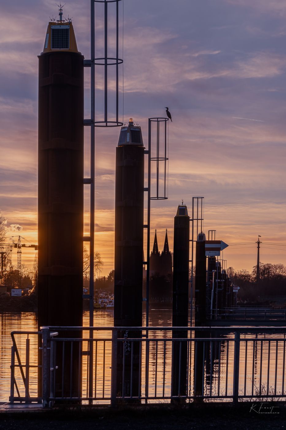 Mülheimer Hafen (harbour), Cologne, Germany