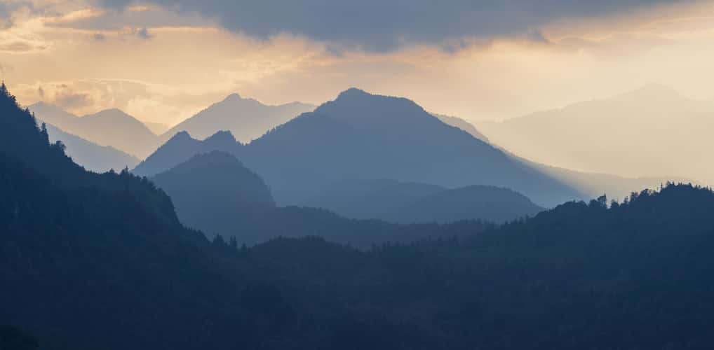 Mountain view near Neuschwanstein Castle
