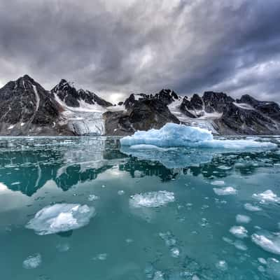 North Spitzberg fjord, Svalbard & Jan Mayen Islands