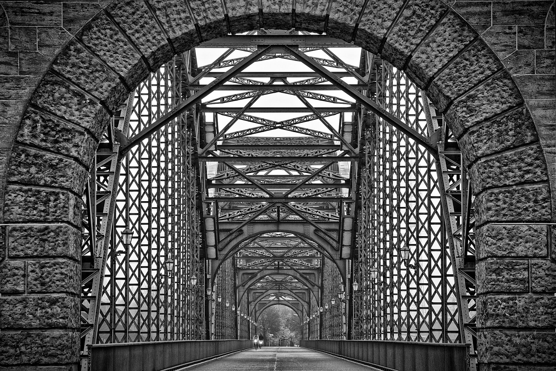 Old Harburger Bridge, Hamburg, Germany