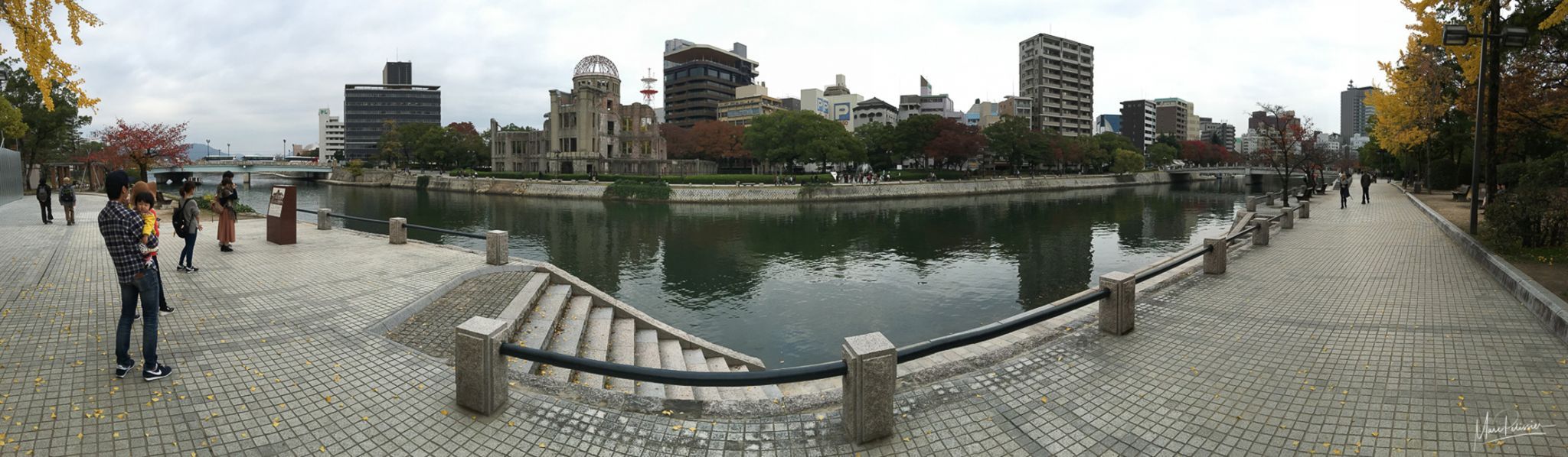 Painting the Peace Memorial Hiroshima, Japan