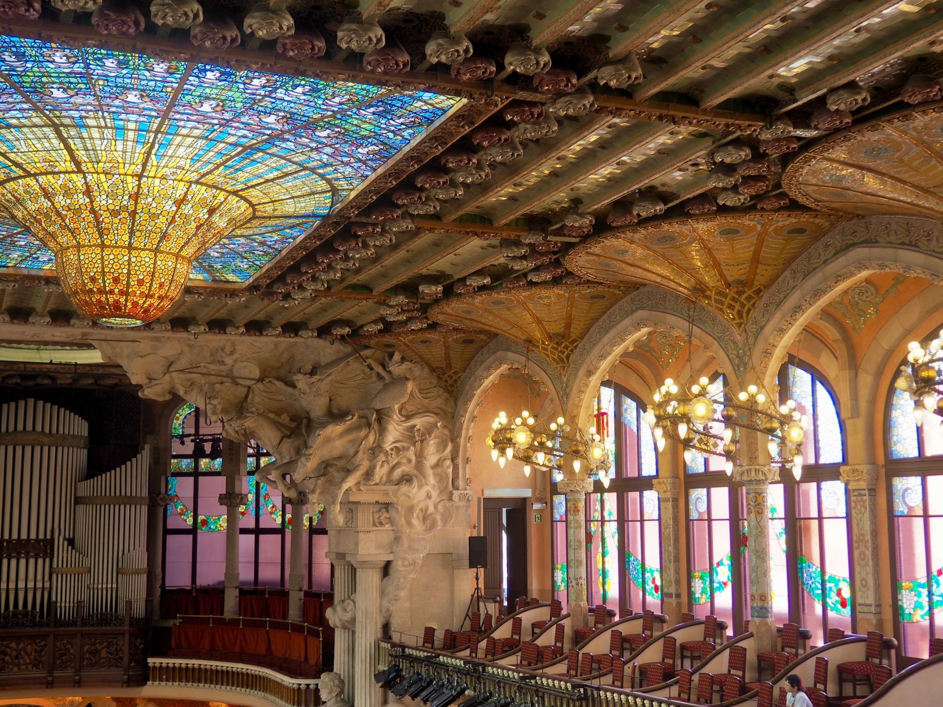 Palau de la Musica Catalana, Barcelona, Spain