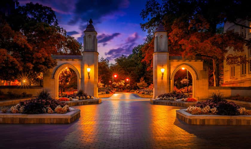 Sample Gates, Indiana University Bloomington, IN