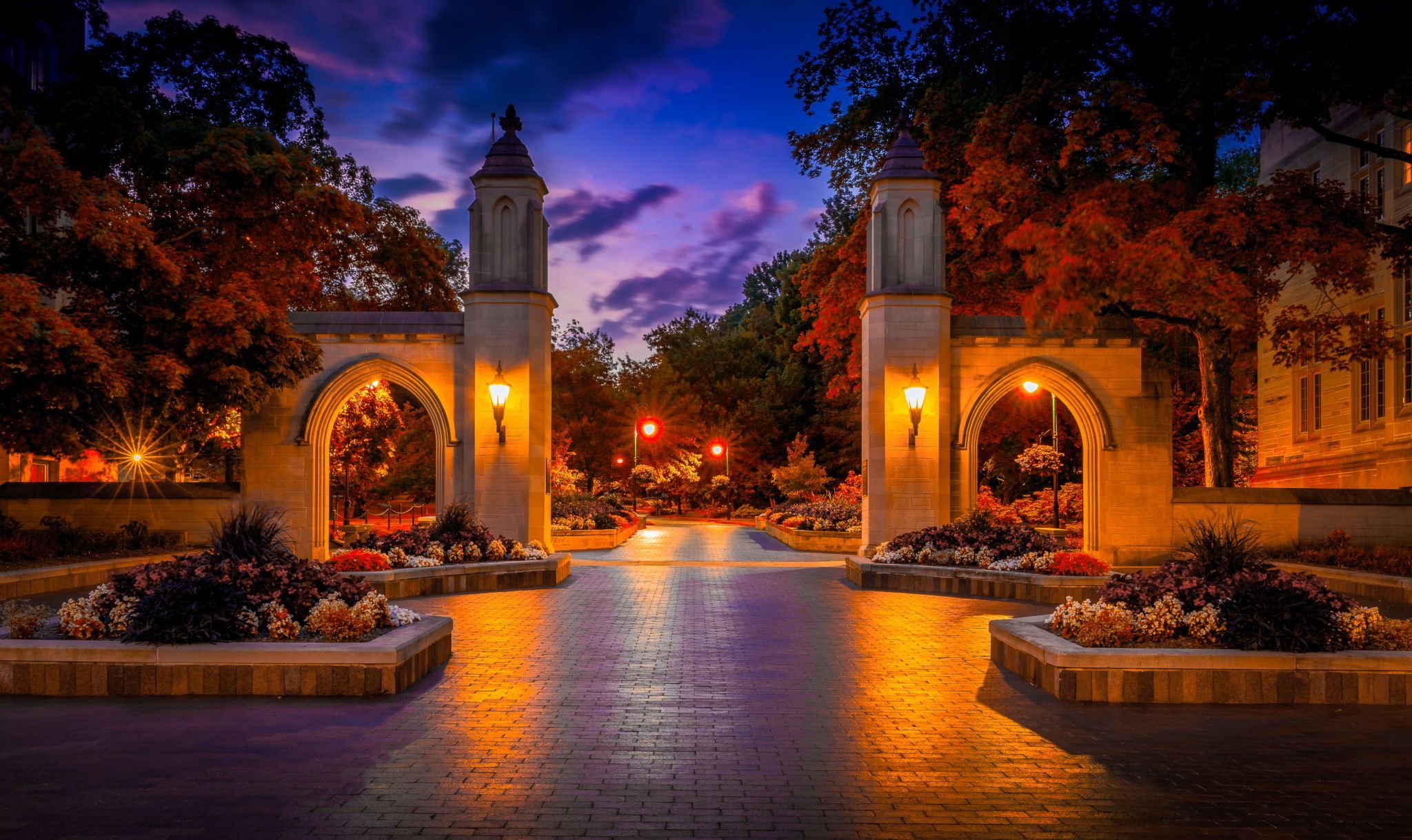 Sample Gates, Indiana University Bloomington, IN, USA