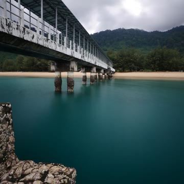 Seabridge in Tioman, Malaysia