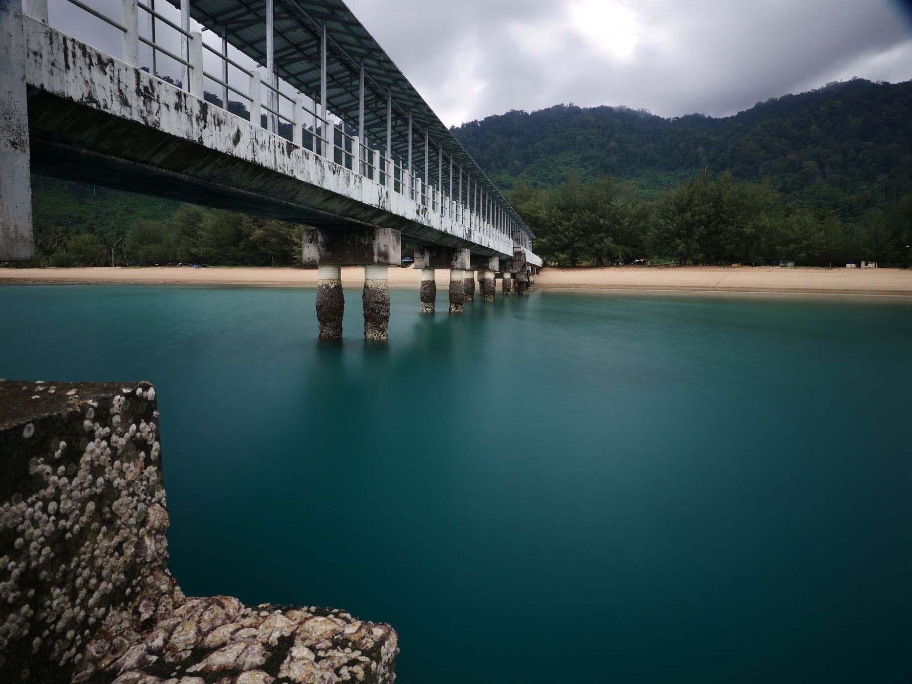 Seabridge in Tioman, Malaysia