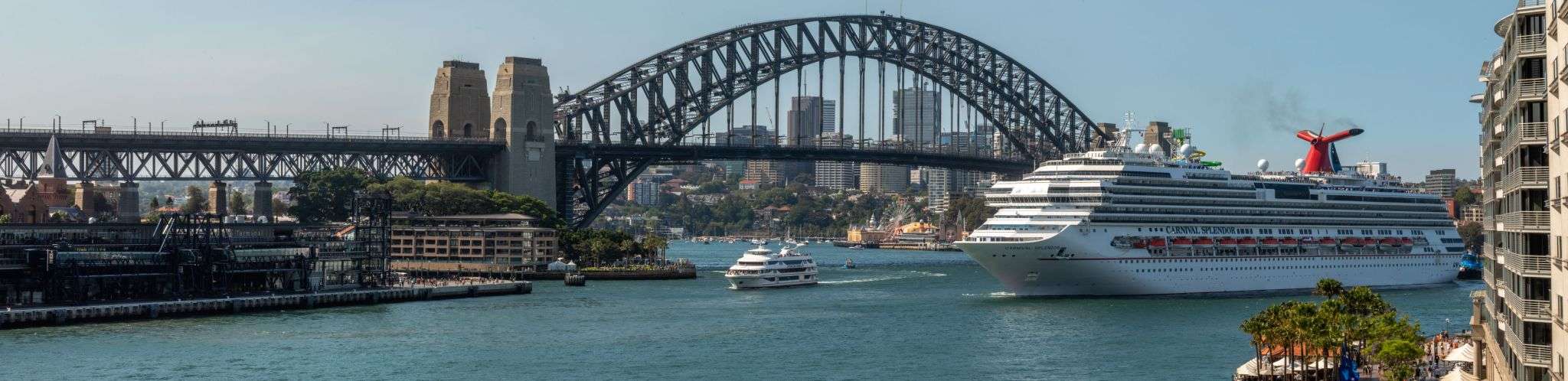 Ship leaving Sydney Harbour. New South Wales