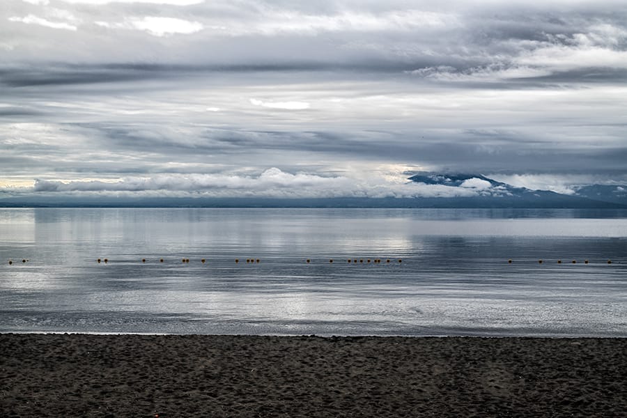 Shore of Lake Llanquihue, Chile