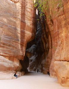 Siq - way through the rocks to Petra