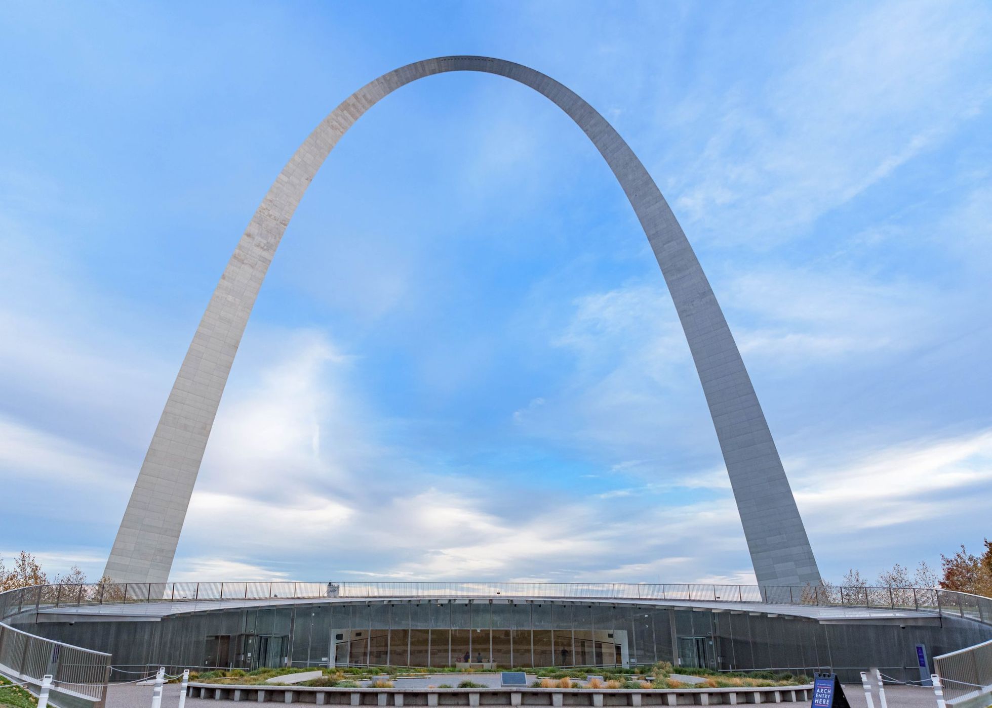 St. Louis Arch reflection pond, USA