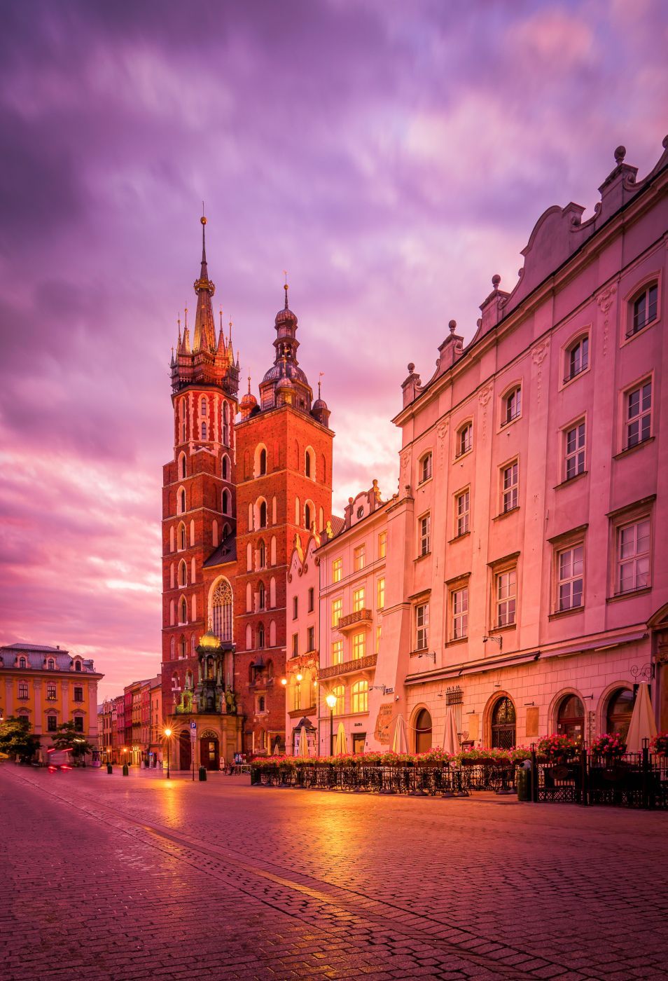 St. Mary's Basilica and St. Adalbert's Church in Kraków, Poland