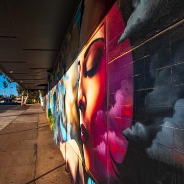 Street Art by Heesco in Broken Hill NSW, Australia