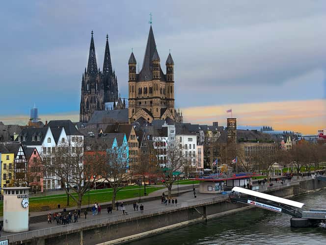 Old Town from Deutzer Brücke, Cologne