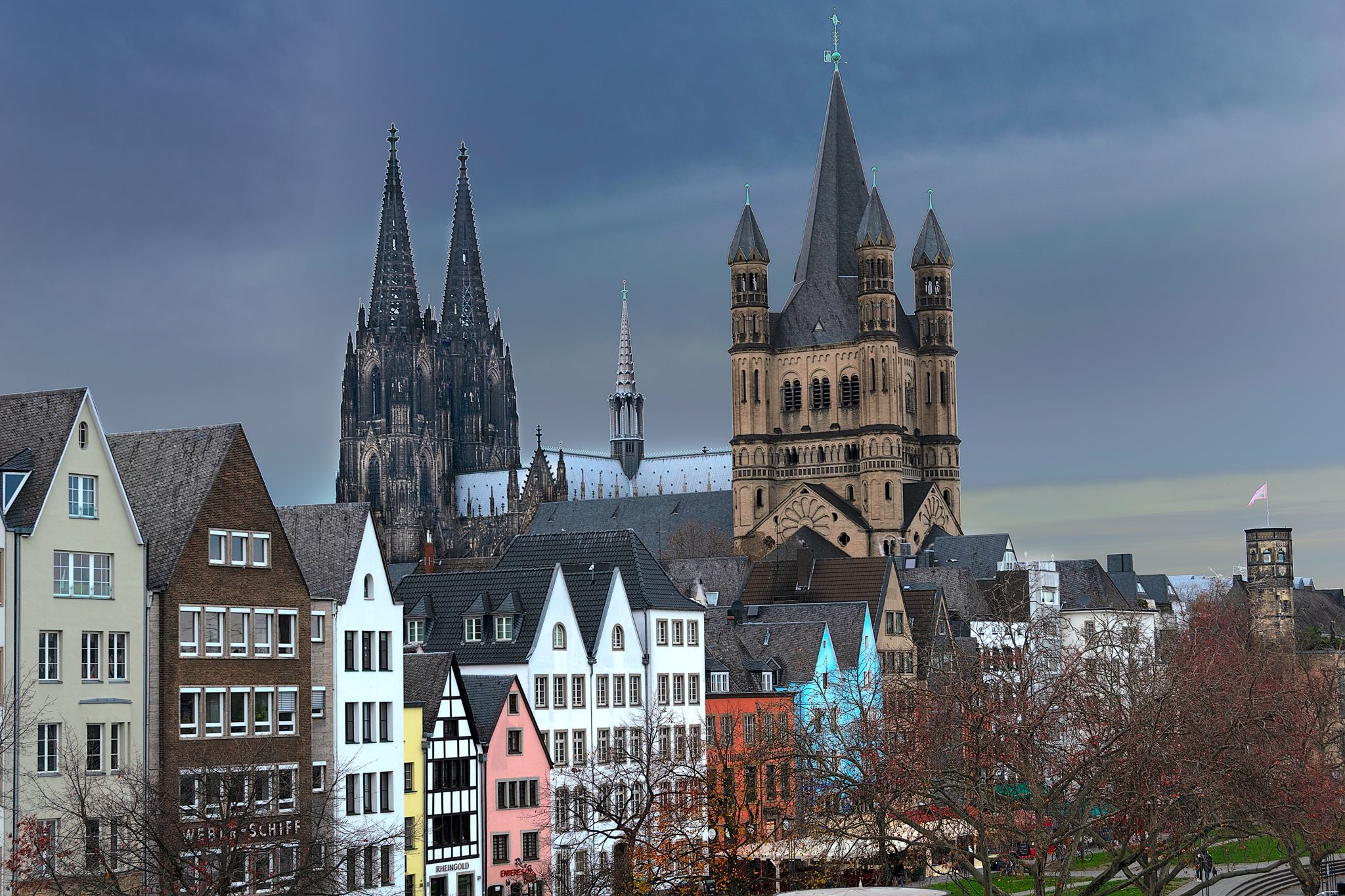 Old Town from Deutzer Brücke, Cologne, Germany