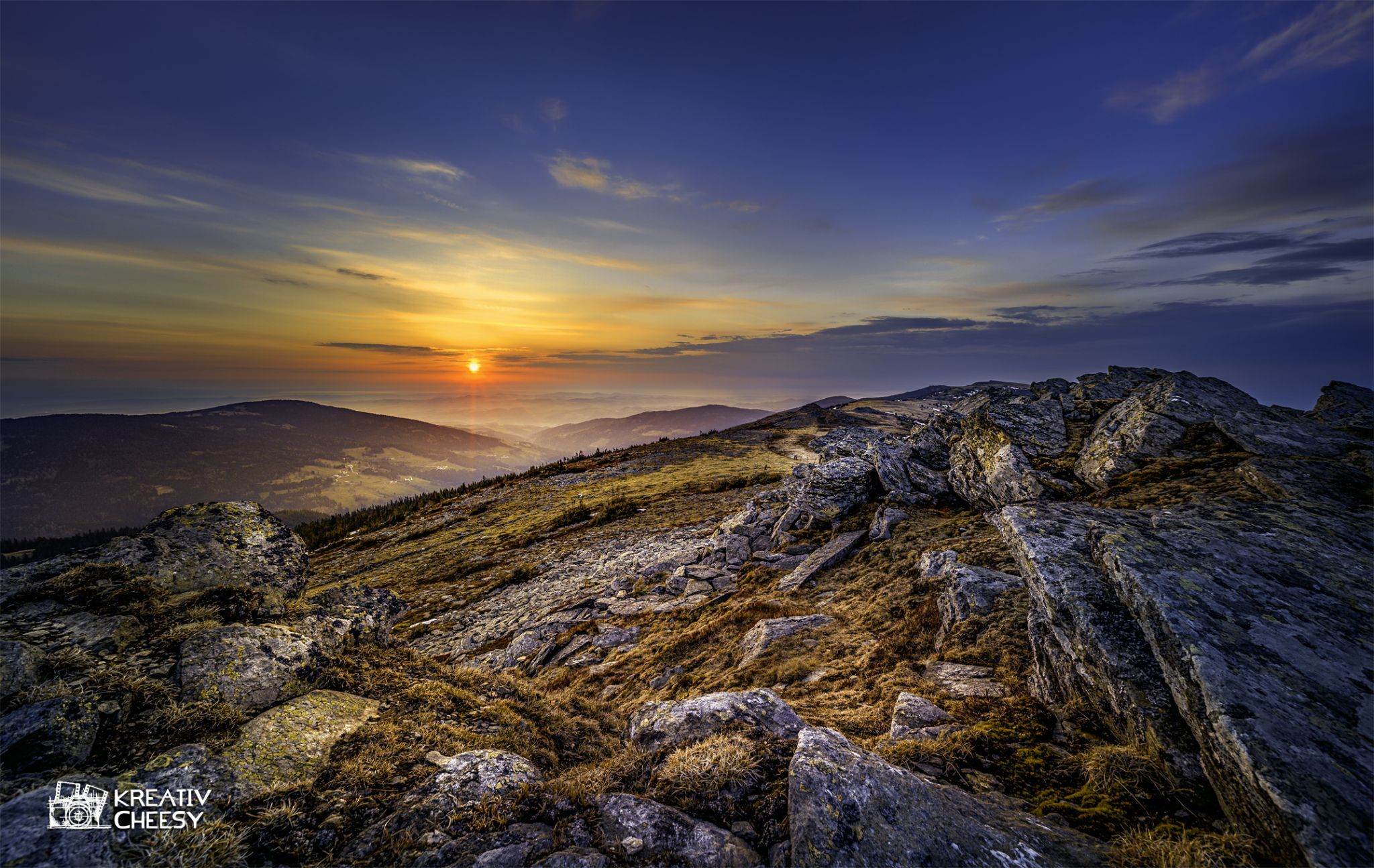 Sunset at the Top / Hochwechsel, Austria