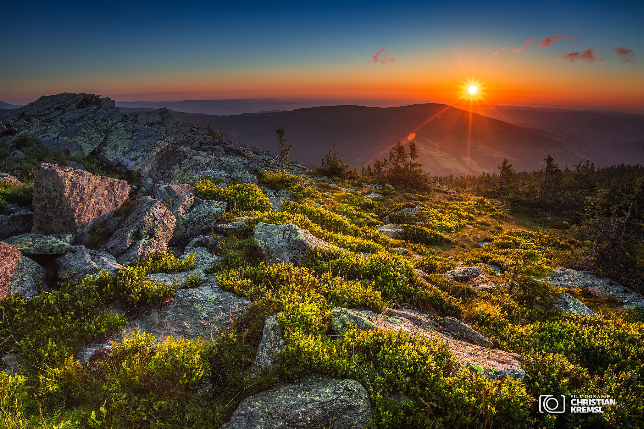 Sunset at the Top / Hochwechsel, Austria