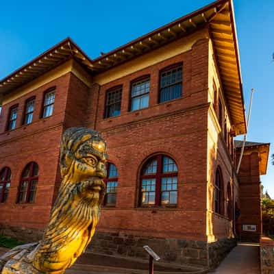 Technical college and museum & Wood Carving Broken Hill NSW, Australia