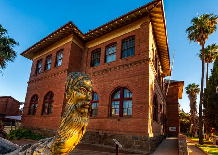 Technical college and museum & Wood Carving Broken Hill NSW