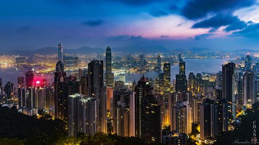 The Victoria Peak - Hong Kong Island - Night